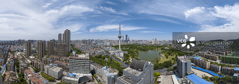 航拍徐州电视塔云龙公园全景,徐州旅游城市地标建筑图片素材