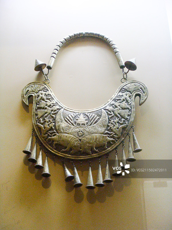 西藏林芝八一镇“尼洋阁”内展品图片素材