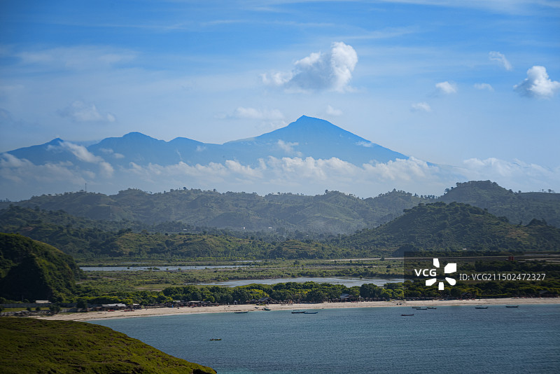 印度尼西亚龙目岛林贾尼火山图片素材