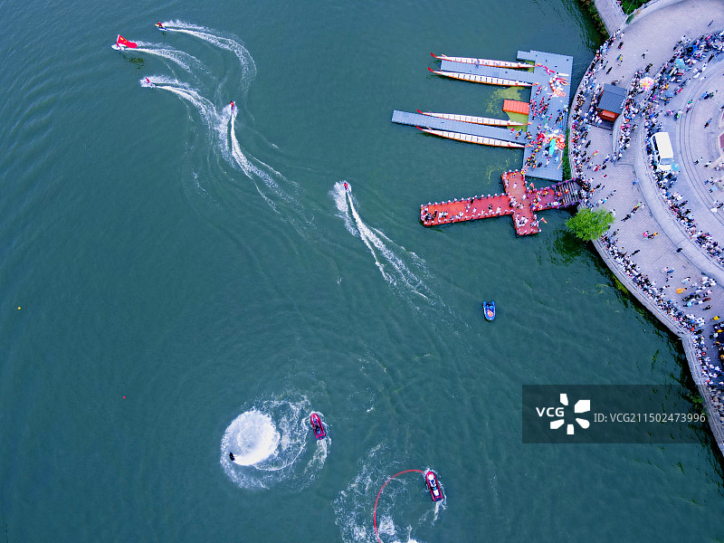 《寿县古城护城河里的音符》图片素材