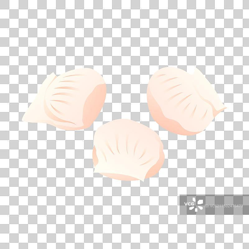 虾饺插画元素图片素材
