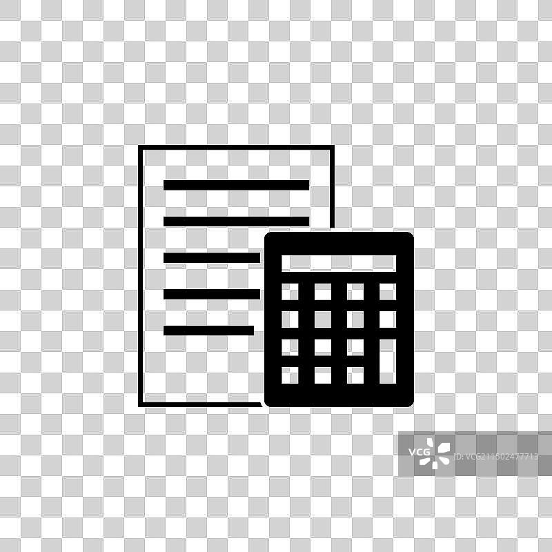 簿记会计报告计算器图片素材