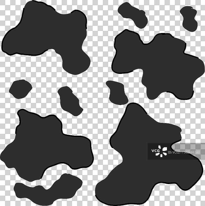 抽象卡通奶牛皮图片素材