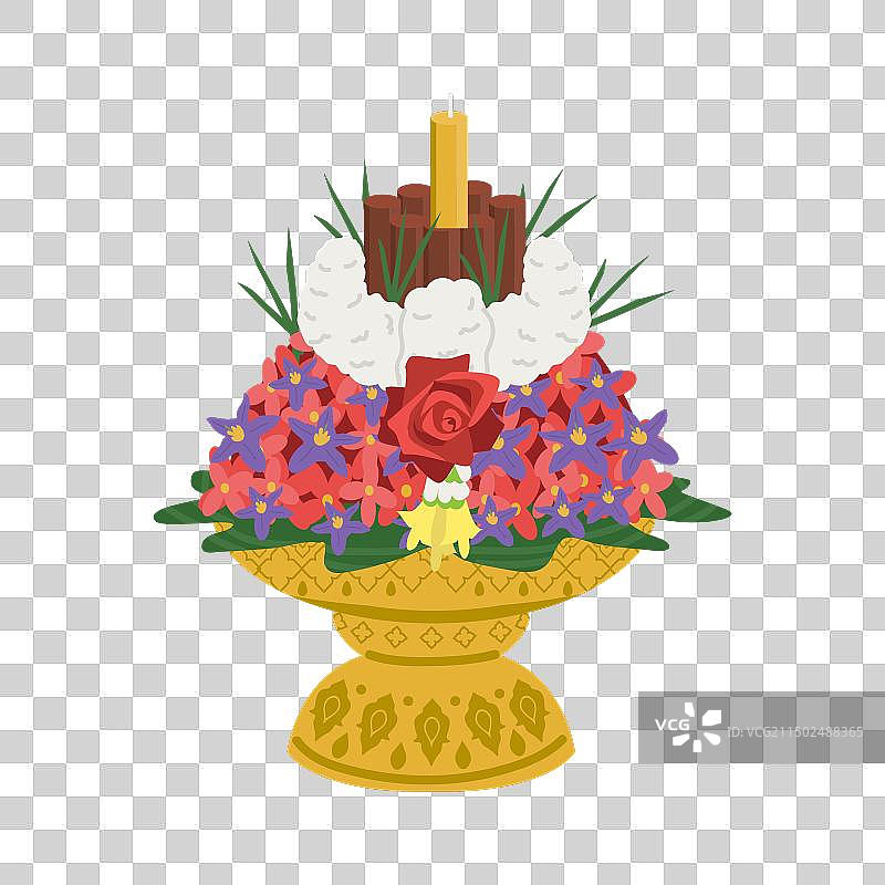 教师节花托盘图片素材