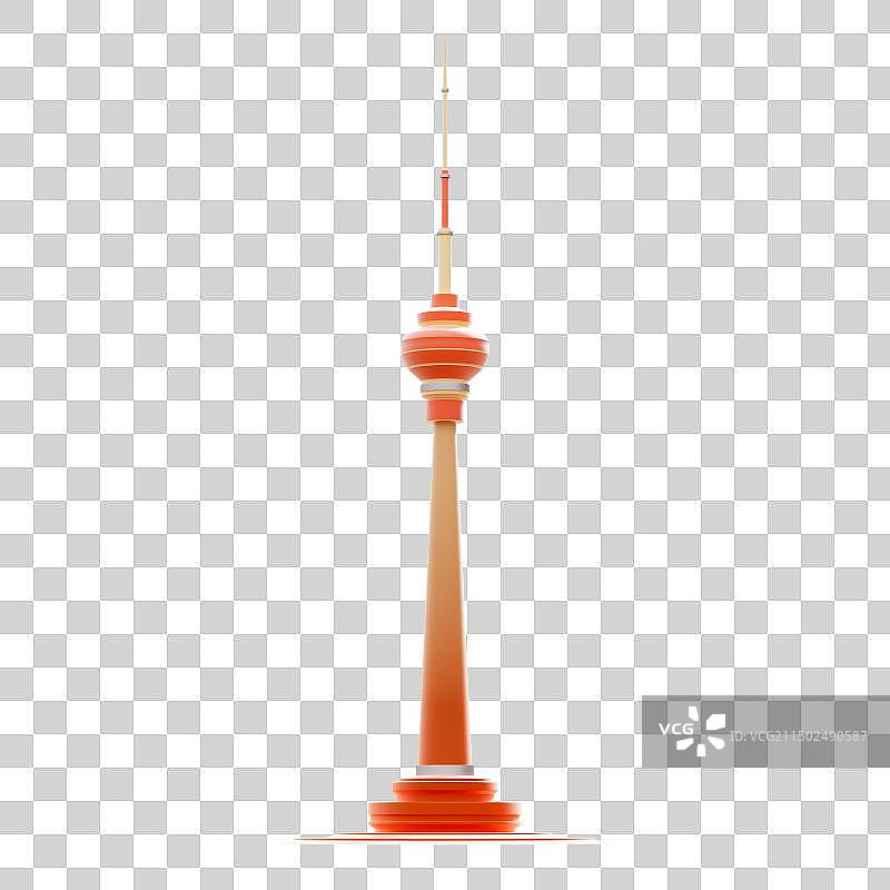 3D北京中央广播电视塔图片素材