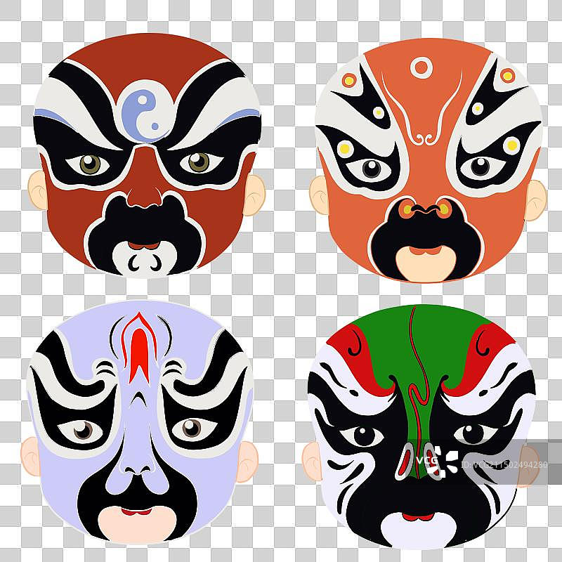 京剧脸谱图片素材