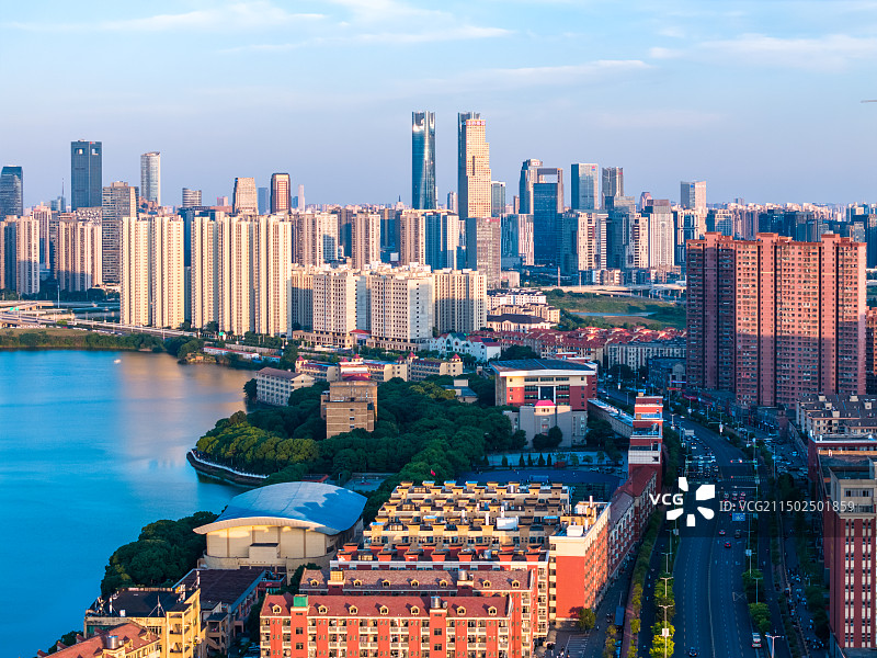 南昌黄家湖城市风光图片素材