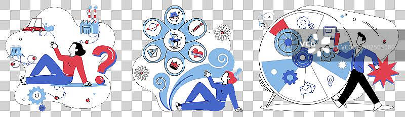 头脑风暴会议：思想是画布图片素材