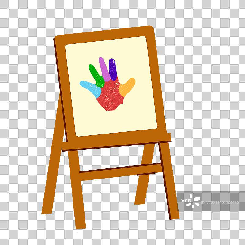 画版 作品 画架图片素材