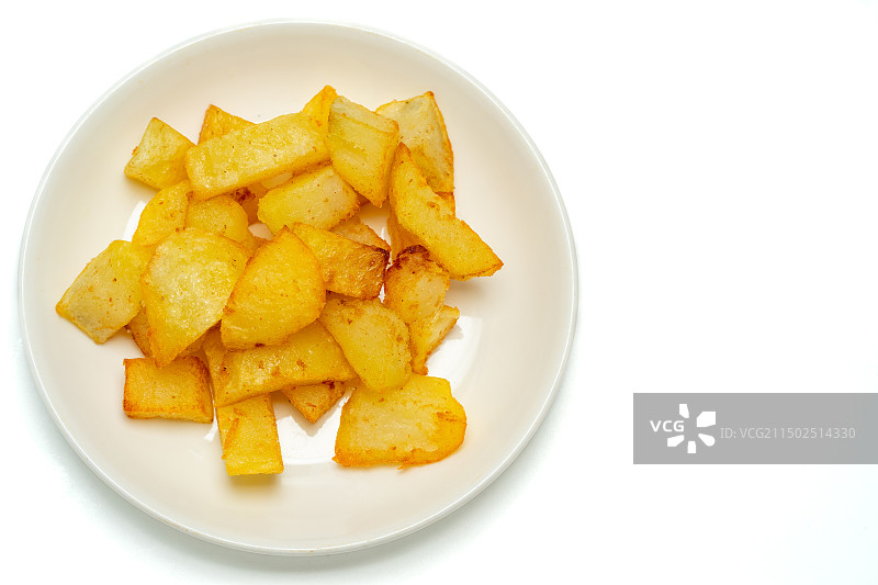 炸土豆块图片素材