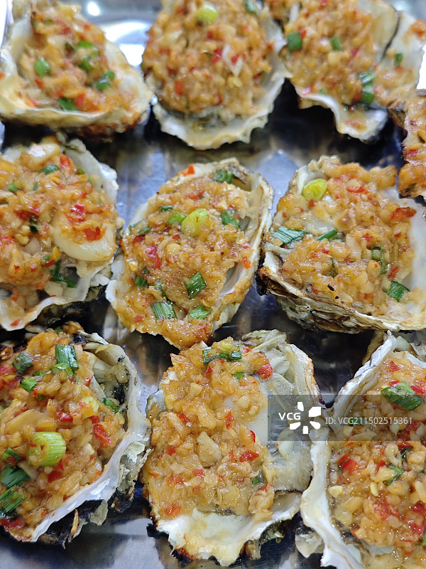 烤生蚝图片素材