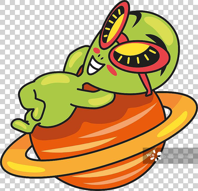 外星空间卡通图片素材