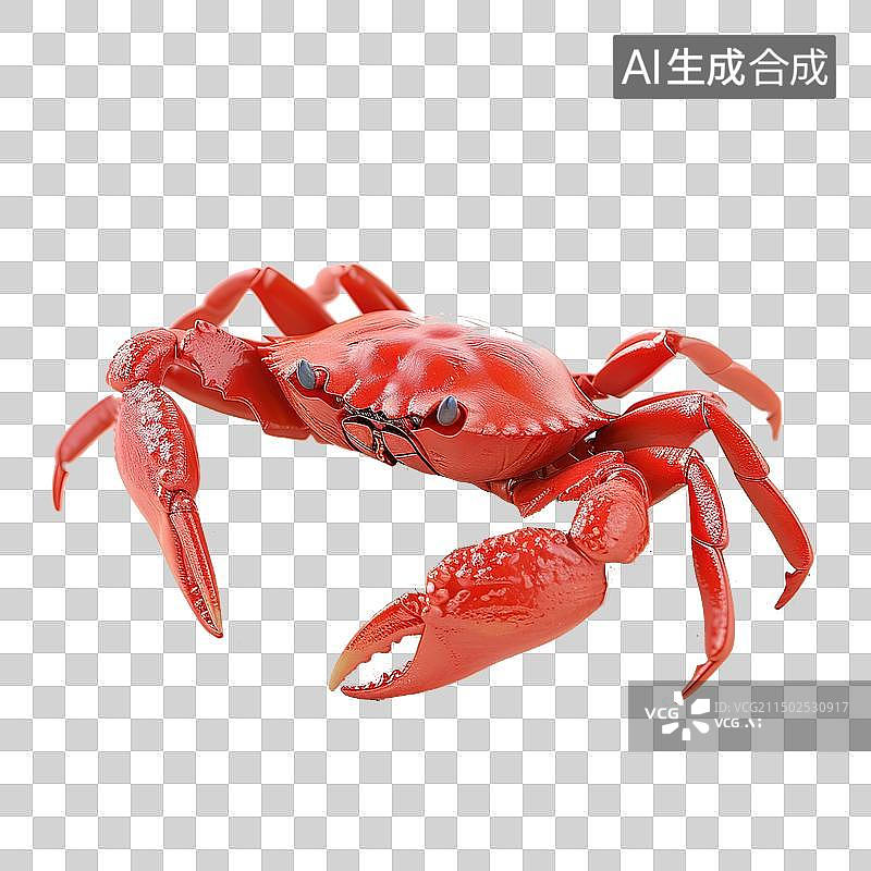 【AI数字艺术】海边沙滩旁边的螃蟹图片素材