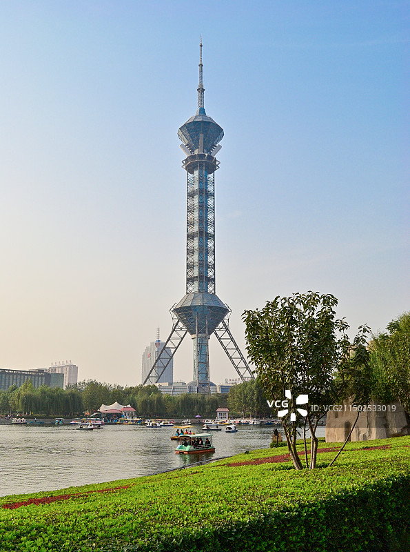 石家庄电视塔 地标建筑 城市风光图片素材