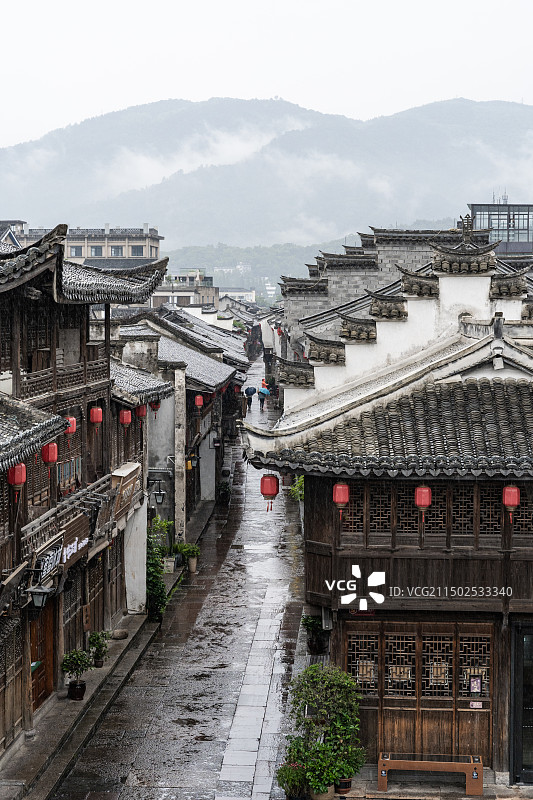 浙江省台州市临海市紫阳街图片素材