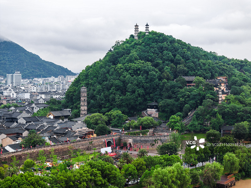 台州市临海市巾山图片素材