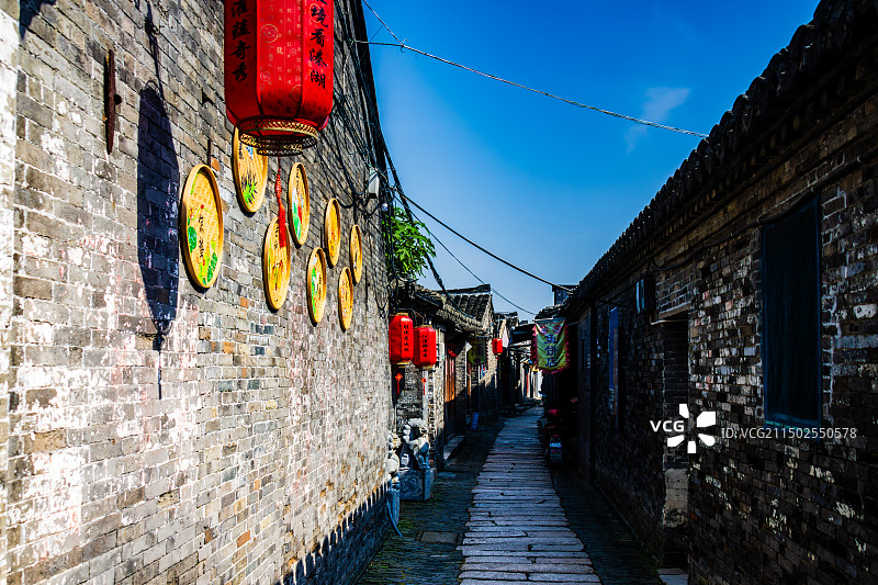 巷陌-溱潼古镇图片素材