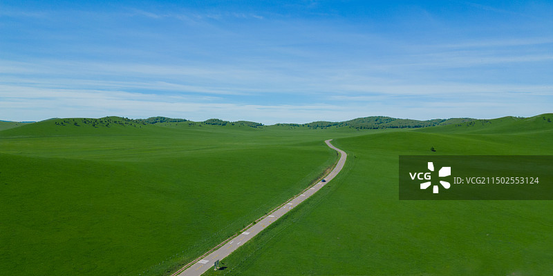 草原天路图片素材