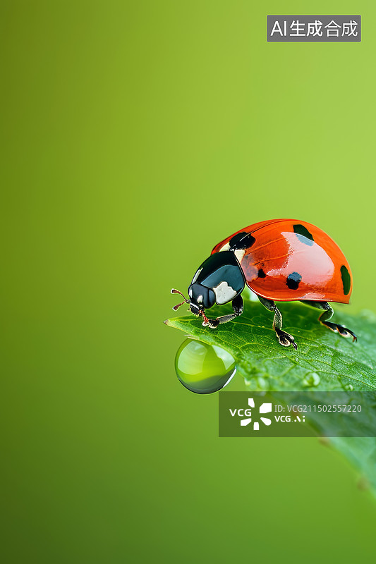 【AI数字艺术】七星瓢虫素材图片图片素材