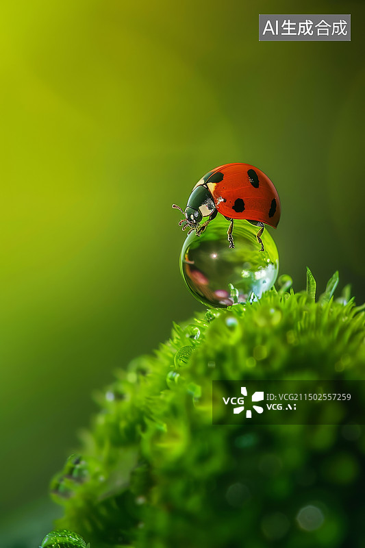 【AI数字艺术】七星瓢虫素材图片图片素材