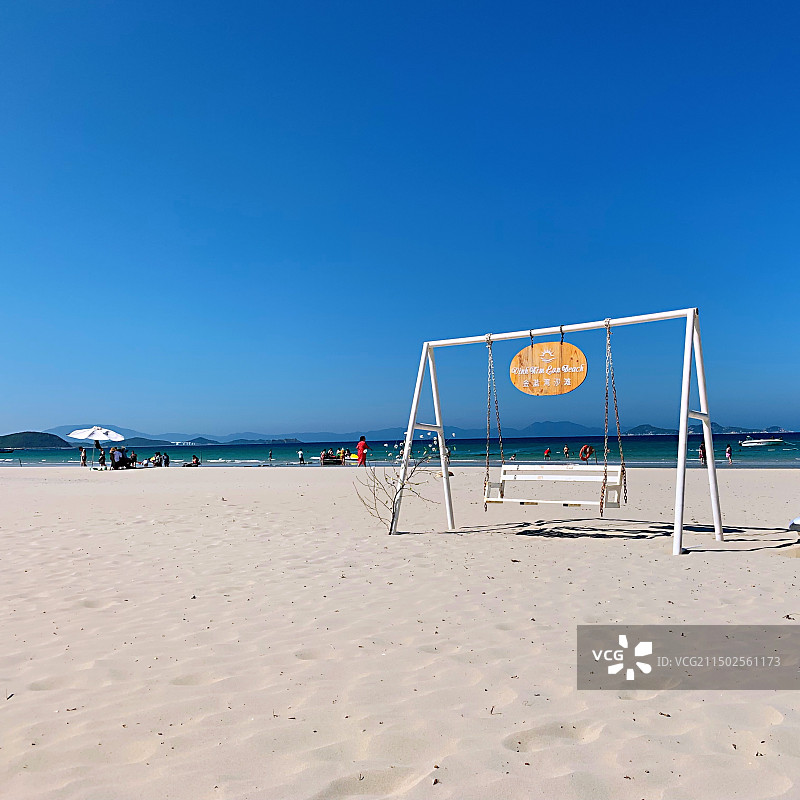 沙滩摇椅图片素材