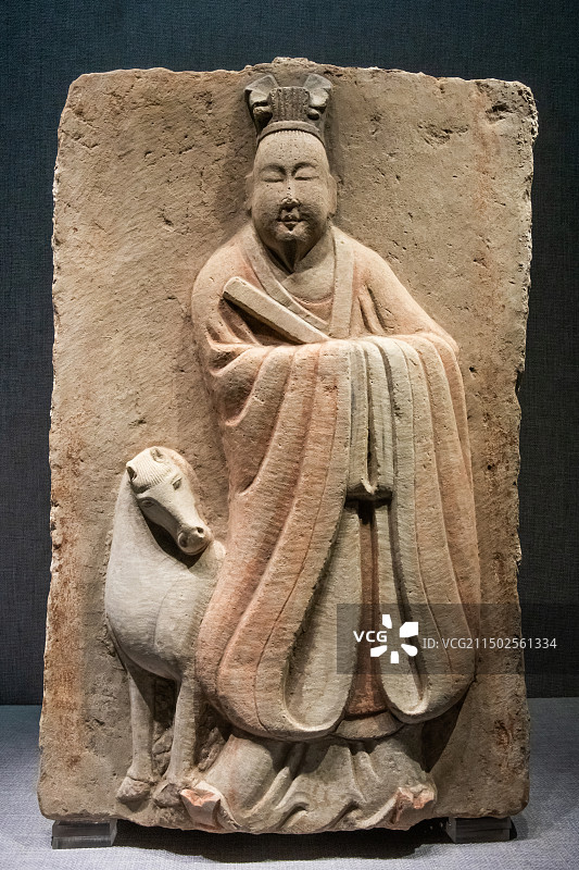 石家庄河北省博物院十二生肖之鼠龙马鸡砖五代曲阳西燕川村王处直墓出土图片素材