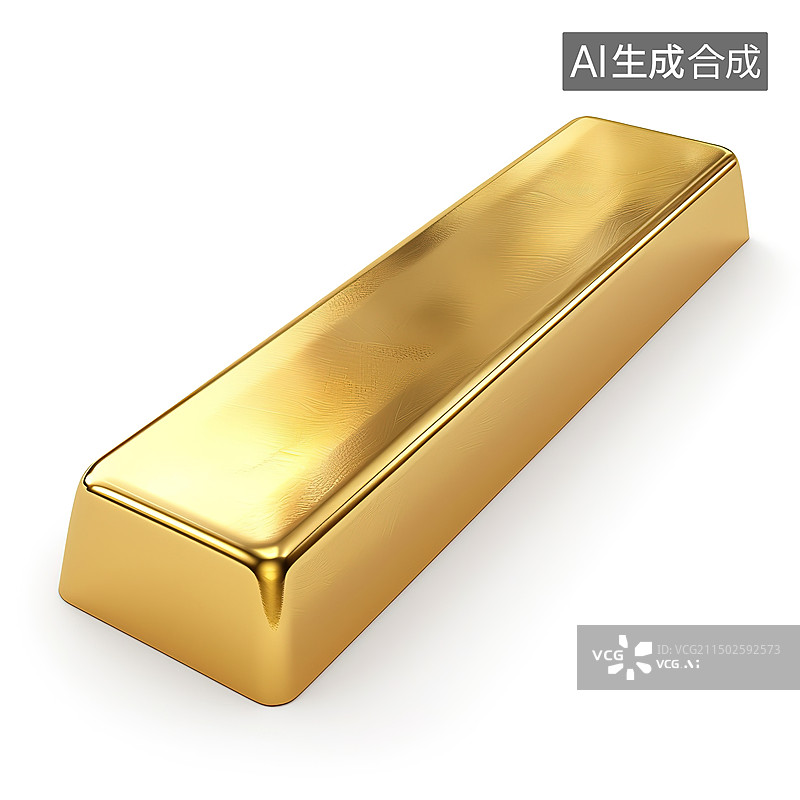 【AI数字艺术】白色背景上金色盒子的高角度视图图片素材