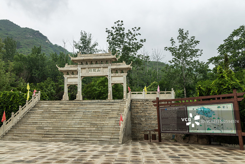 石家庄河北平山藤龙山图片素材