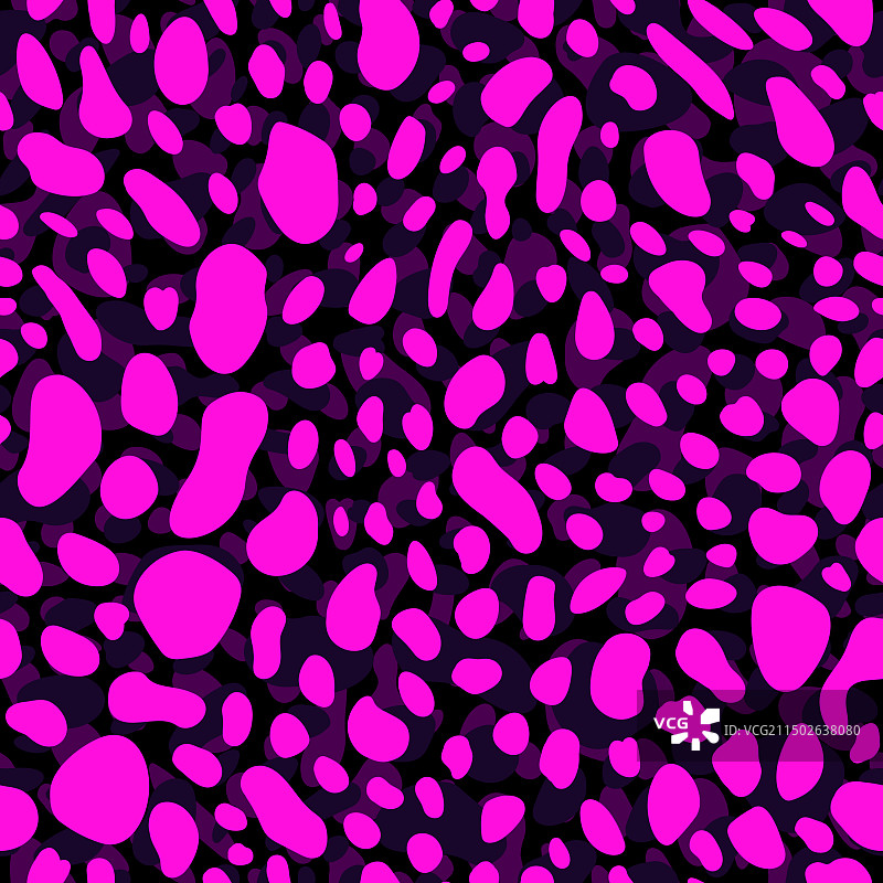 无缝图案动物毛皮纹理表面斑点图片素材