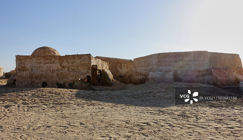 突尼斯内夫塔Ong Jmal沙漠星球大战拍摄地景点图片素材