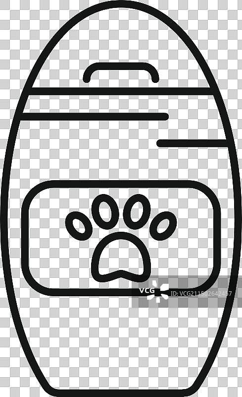 宠物简约轮廓图片素材