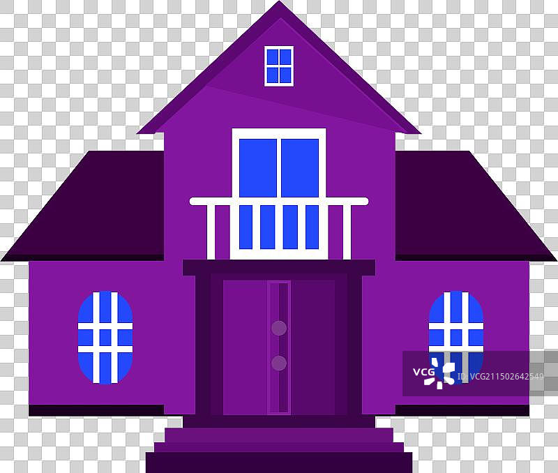 房屋地产独特设计图标图片素材