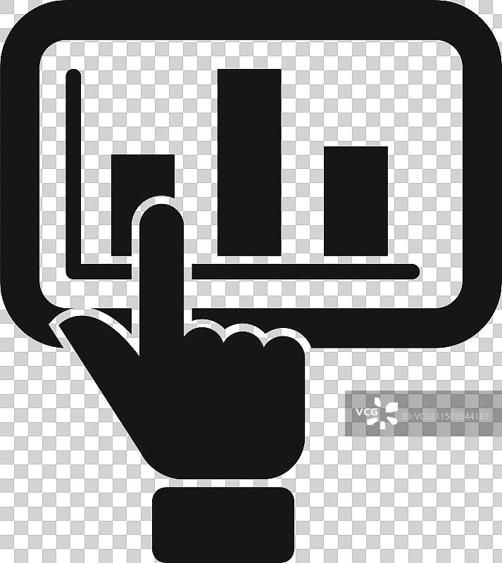 手指互动图标图片素材