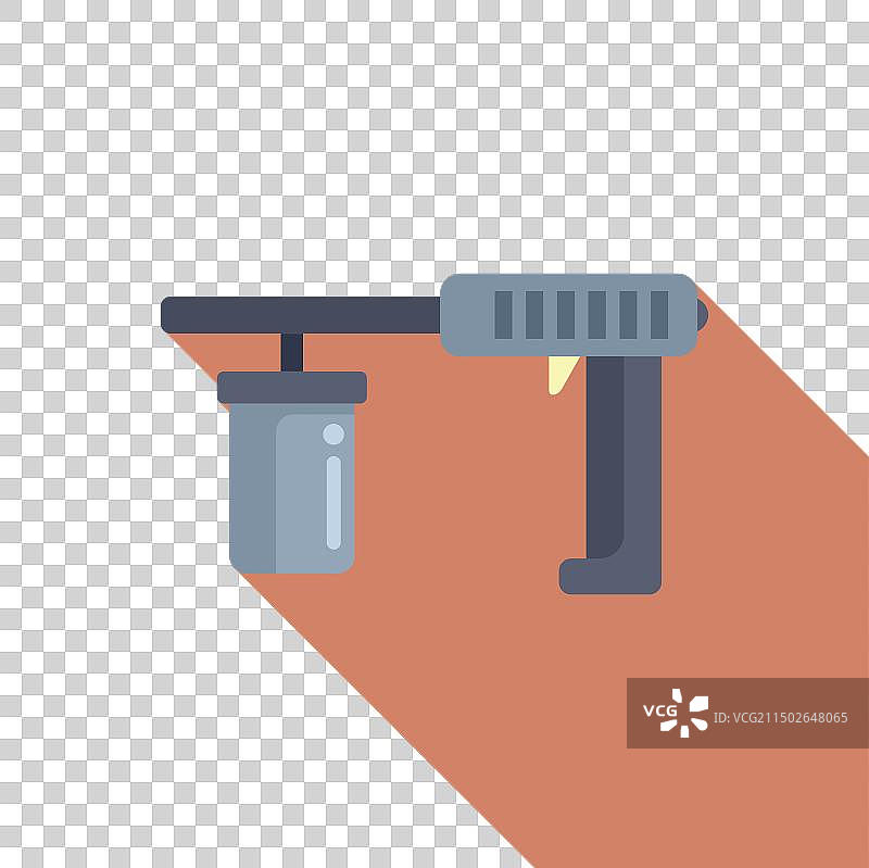 手钻的现代扁平设计图标图片素材