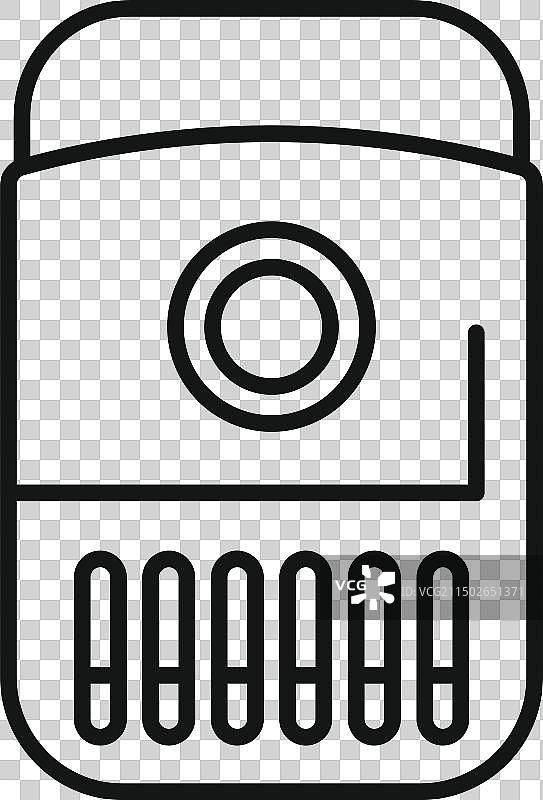 空气净化器线条图标图片素材