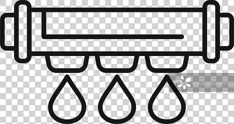 水滴滤水图标图片素材