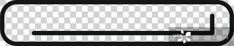 黑白线条进度条图片素材
