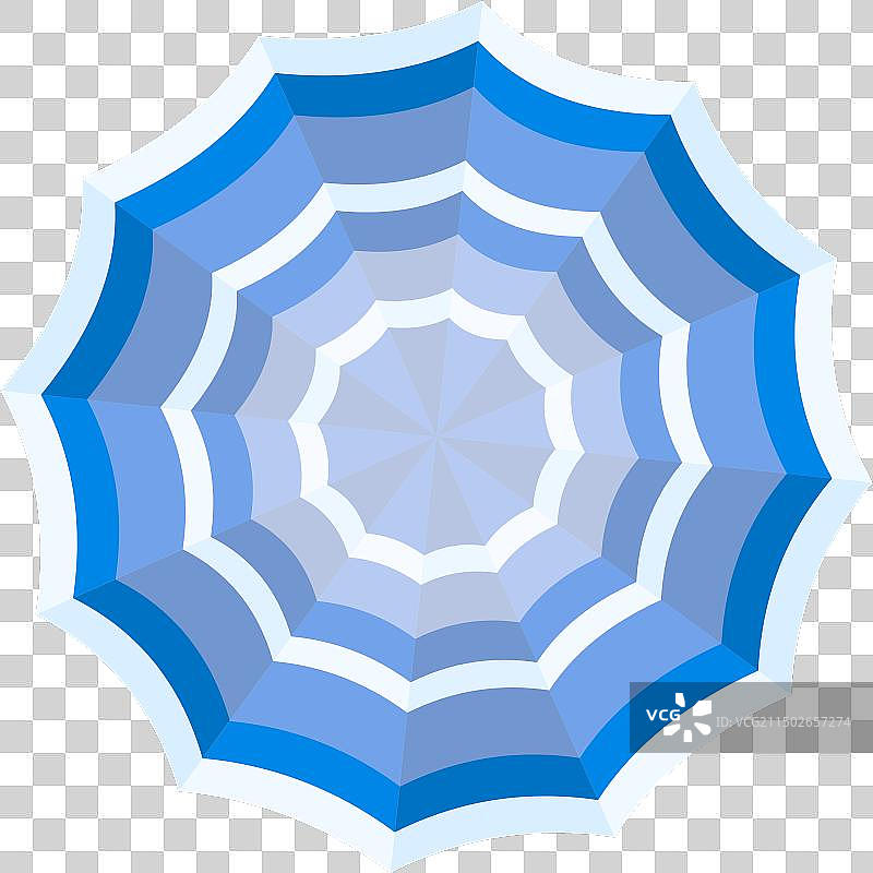 抽象蓝色几何雨伞图片素材