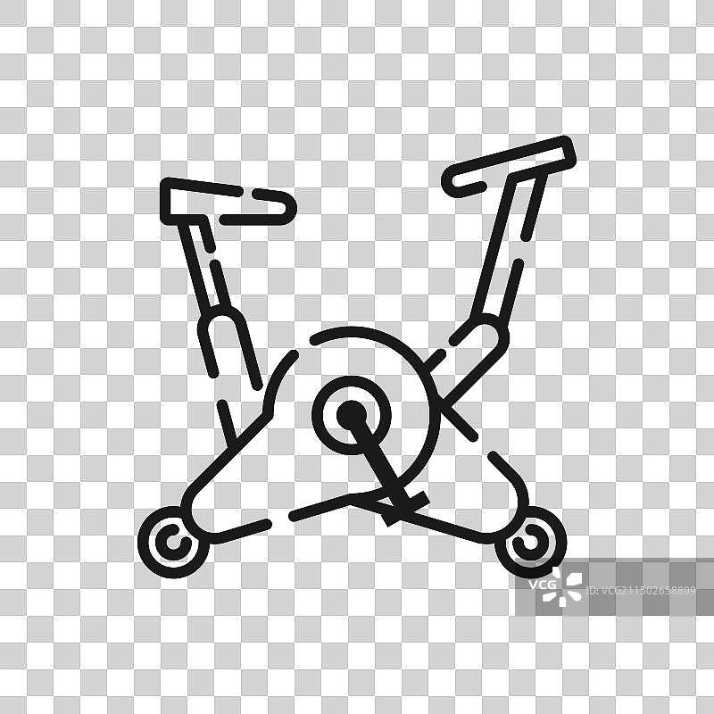 健身器材线性元素设计图片素材