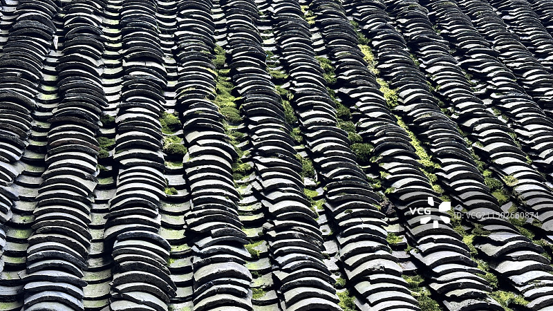 屋顶全帧拍摄图片素材