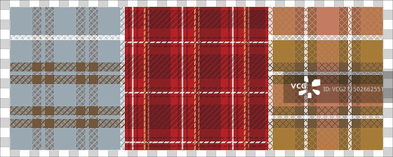 格子印花背景无缝方格图案图片素材