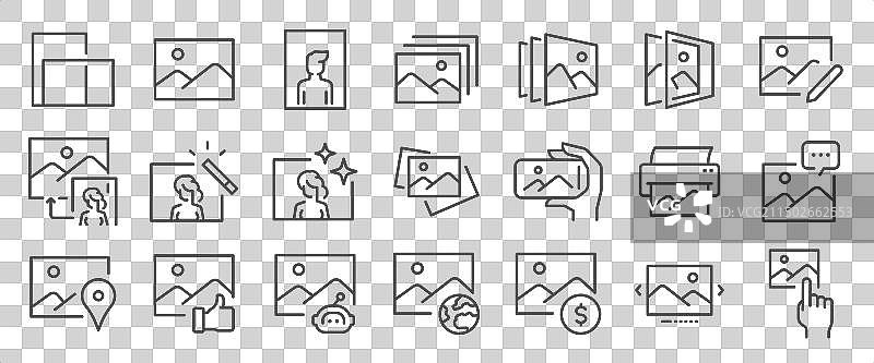 照片图标合集图片素材