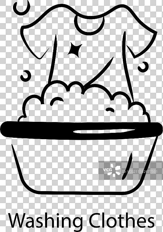 洗衣服图片素材