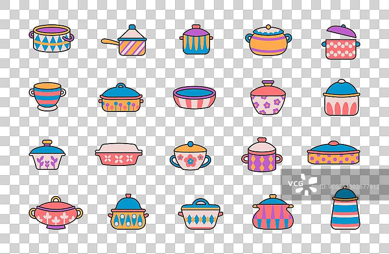 复古图案的烤盘图片素材