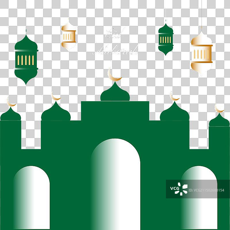 开斋节社交媒体帖子图片素材