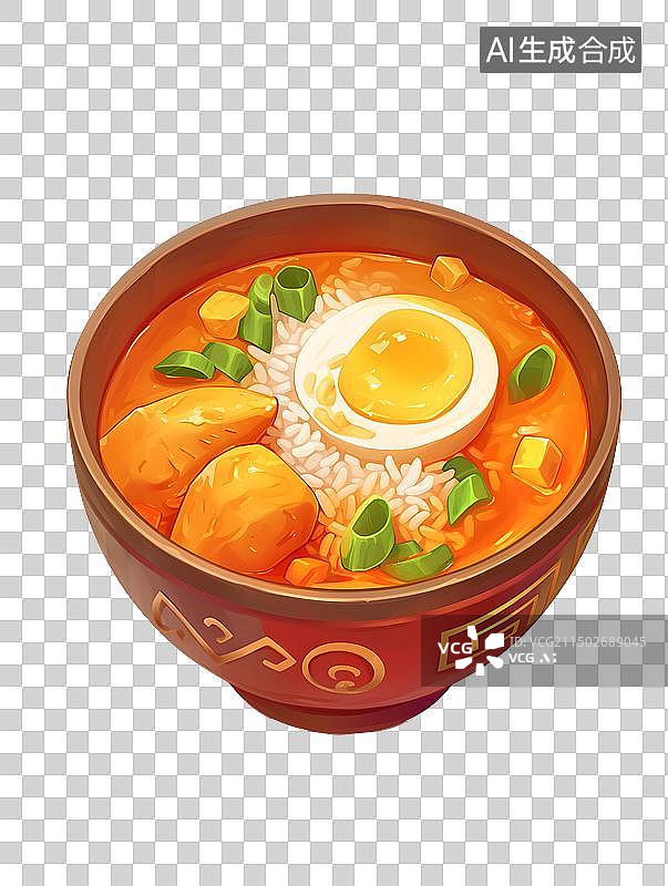 【AI数字艺术】美味的鸡肉饭图片素材