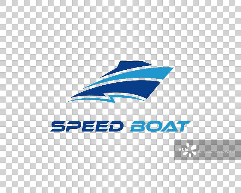 航船游轮或船的标志设计图片素材