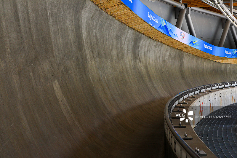 雪游龙——国家雪车雪橇中心图片素材