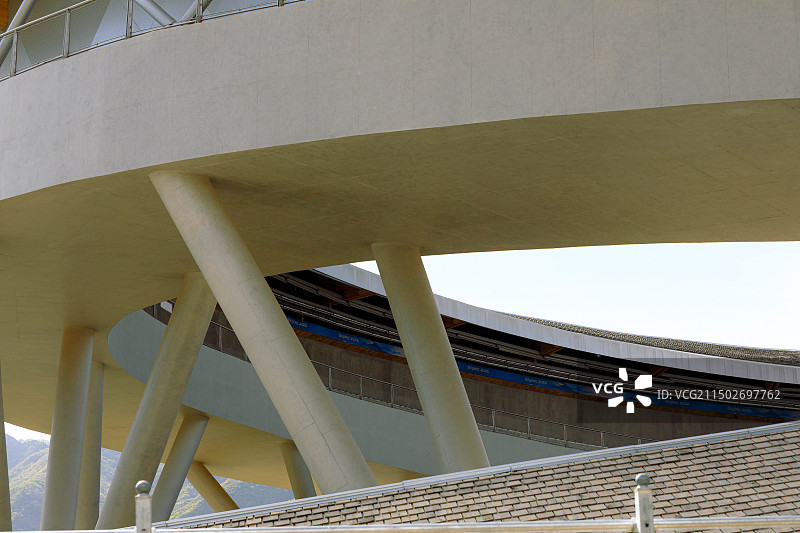 雪游龙——国家雪车雪橇中心图片素材