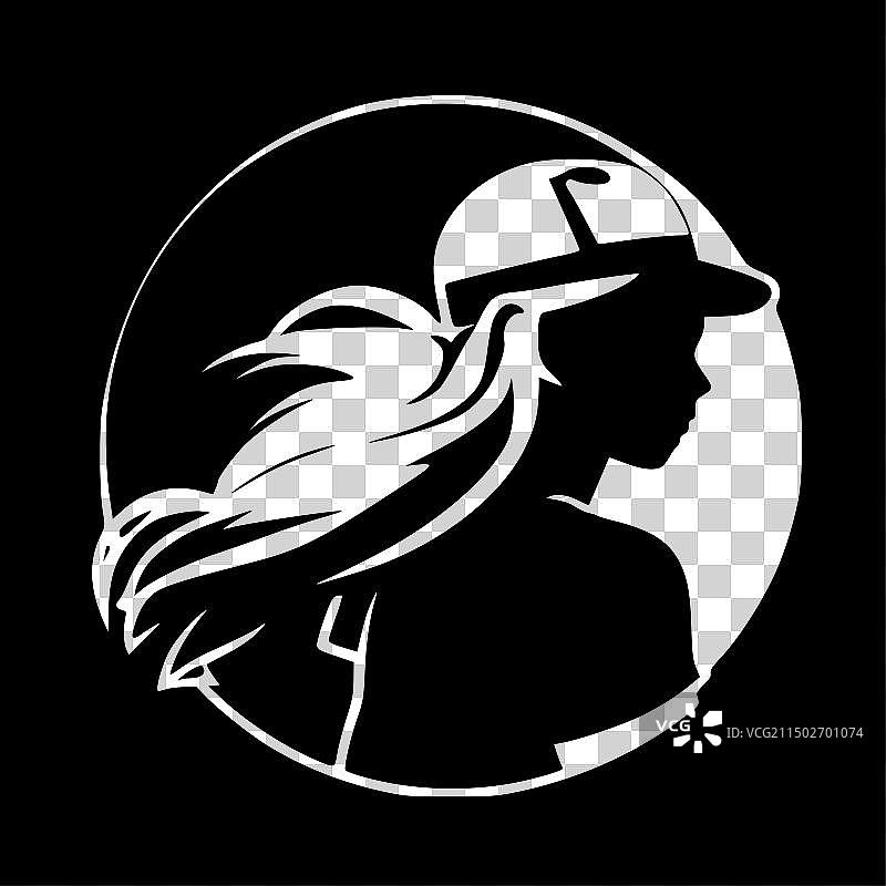 黑白垒球隔离图标图片素材